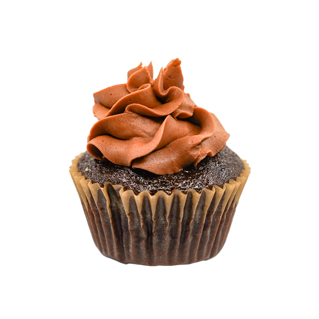 Cupcake cupcake with whipped cream frosting on a transparent background